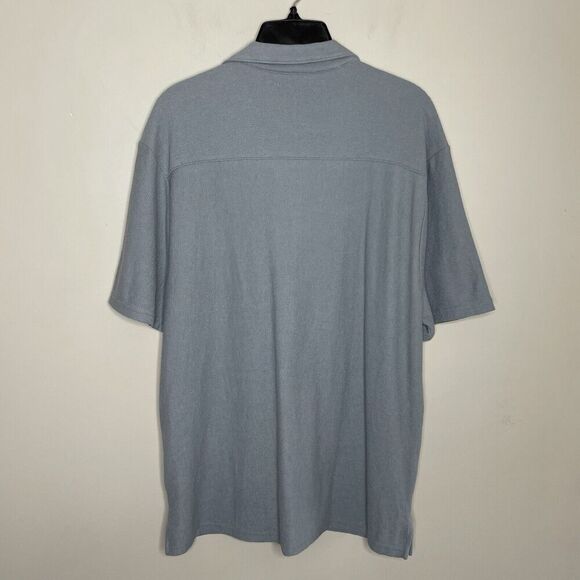 MADEWELL Shirt Men Medium East Short Sleeve Jacquard NEW Blue Button Up NO846 - Picture 5 of 12